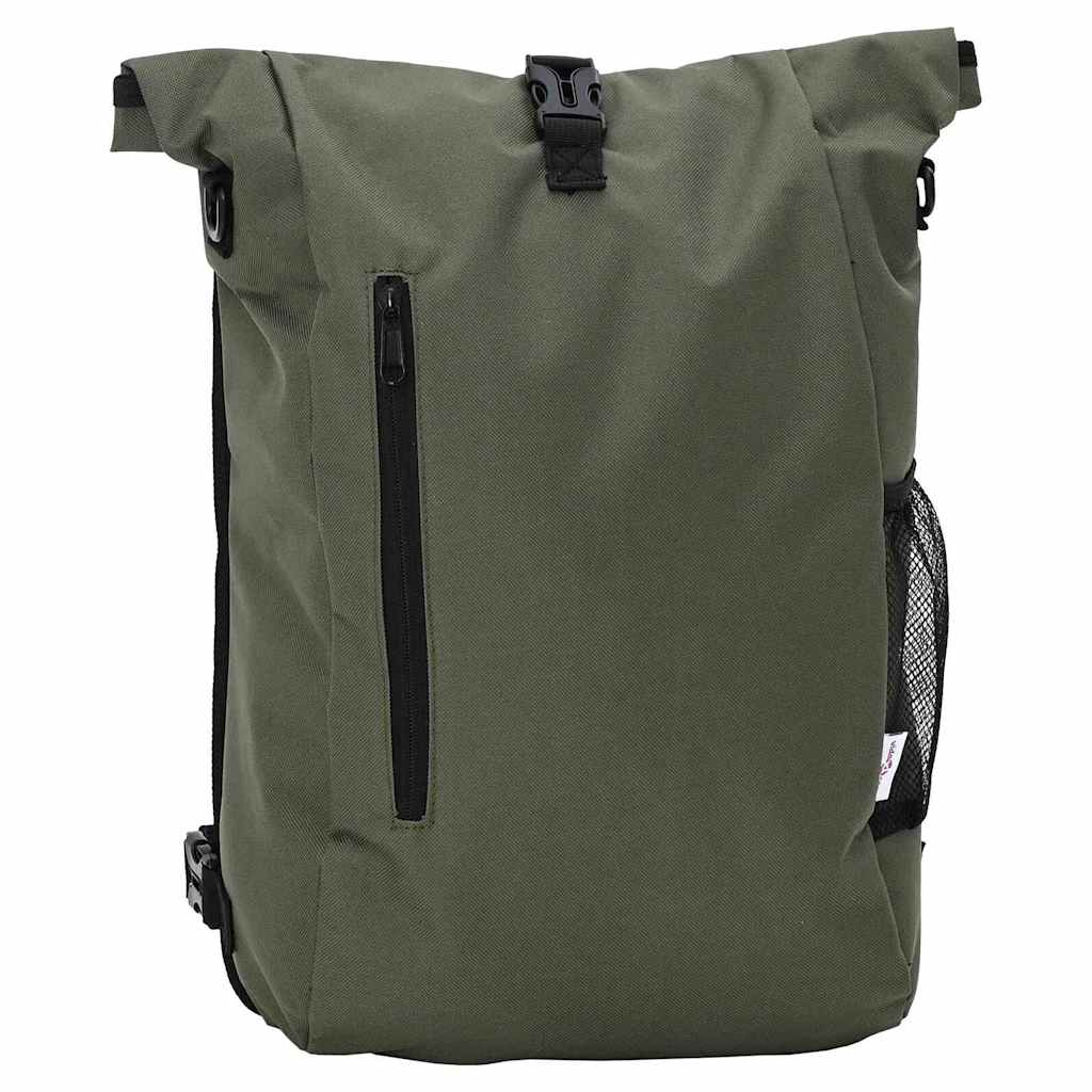 vidaXL Fahrradtasche Oliv 31 x 13 x 58 cm Polyester