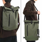 vidaXL Fahrradtasche Oliv 31 x 13 x 58 cm Polyester