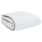 vidaXL Winterbettdecke Weiß 155 x 200 cm Feder