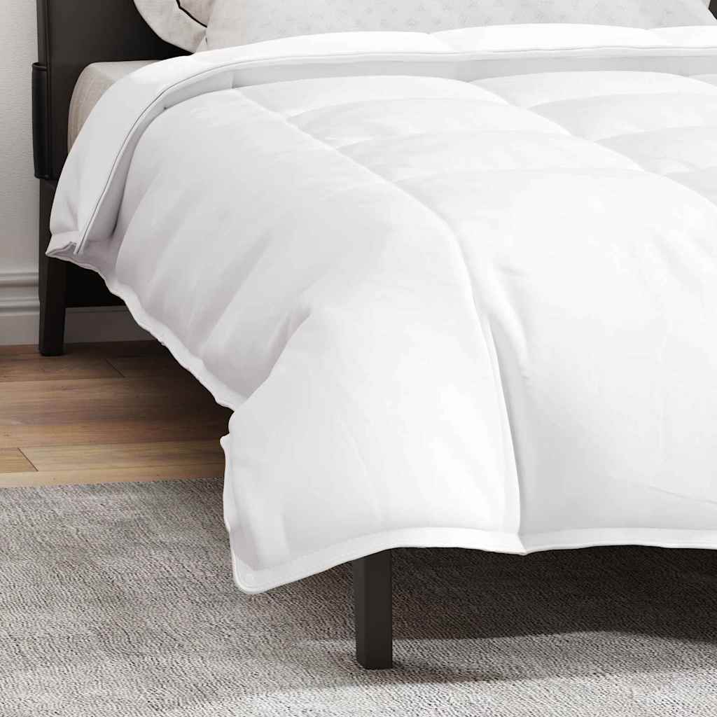 vidaXL 2-in-1 Bettdecke Weiß 135 x 200 cm Feder