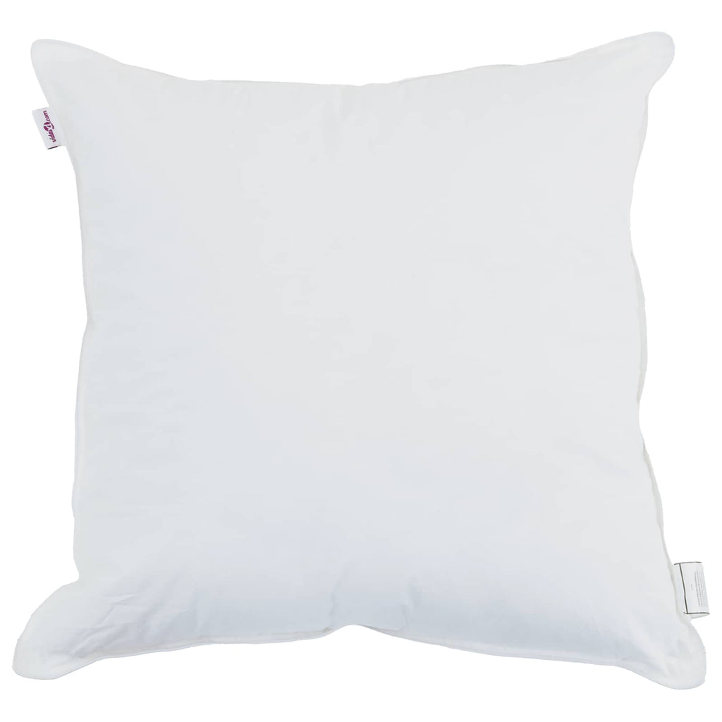 vidaXL Kopfkissen mit Kissen 2 pcs Weiß 40 x 40 cm Baumwolle