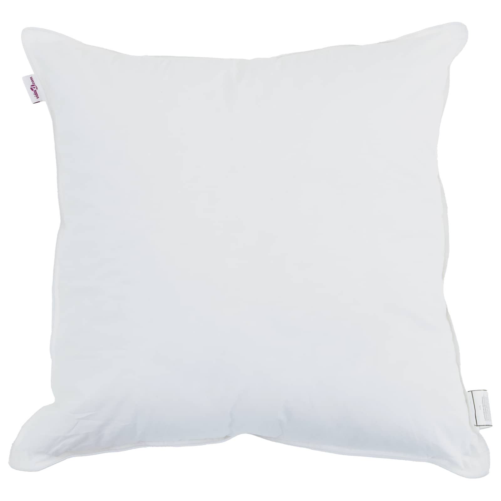 vidaXL Kopfkissen mit Kissen 2 pcs Weiß 40 x 40 cm Baumwolle