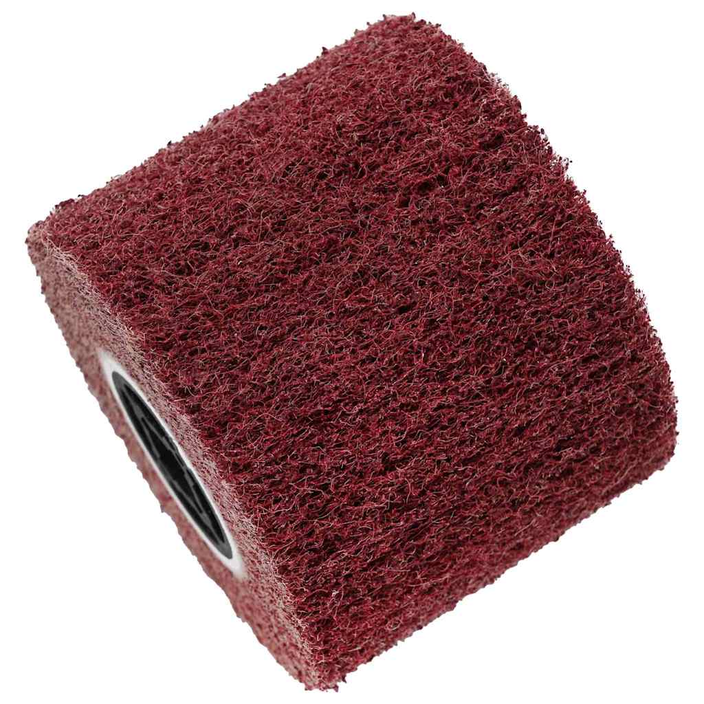 vidaXL Schleifrollen 3 pcs Rot 12 x 12 x 10 cm Synthetische Faser