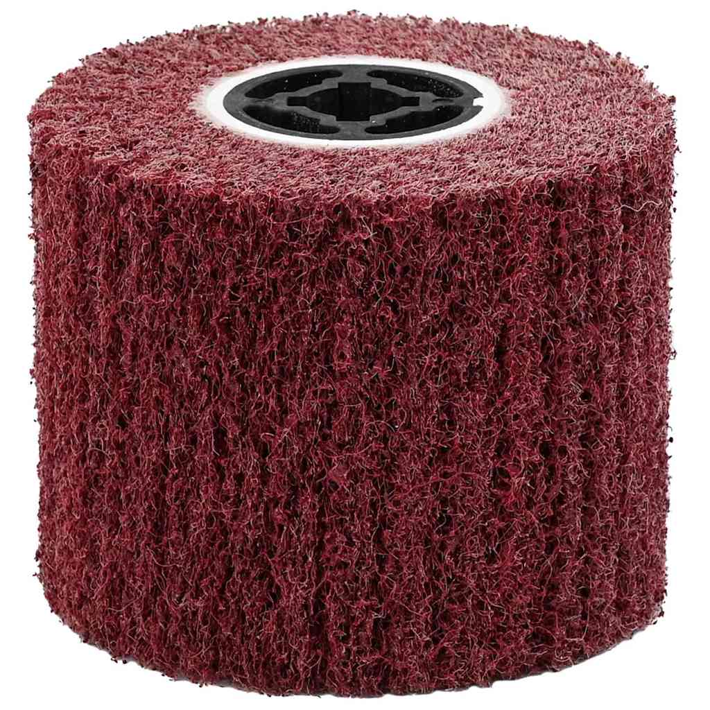 vidaXL Schleifrollen 3 pcs Rot 12 x 12 x 10 cm Synthetische Faser