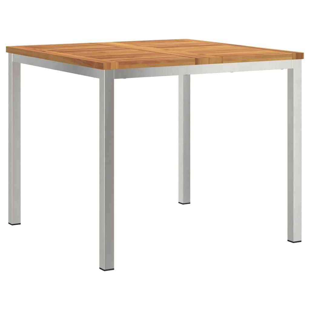 vidaXL Esstisch Braun 90 x 90 x 75 cm Massivholz Akazie