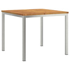 vidaXL Esstisch Braun 90 x 90 x 75 cm Massivholz Akazie