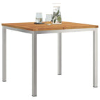 vidaXL Esstisch Braun 90 x 90 x 75 cm Massivholz Akazie