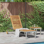 vidaXL Sonnenliege Öl-Natur 205 x 53 x 100 cm Massivholz Akazie