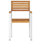vidaXL Gartenstuhl 4 pcs Öl-Natur 56 x 54,5 x 87 cm Massivholz Akazie