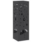 vidaXL Sonnenschirmhalter Schwarz 15,5 x 15,5 x 49 cm Metall