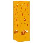 vidaXL Sonnenschirmhalter mit Speicher Senf 15,5 x 15,5 x 49 cm Metall