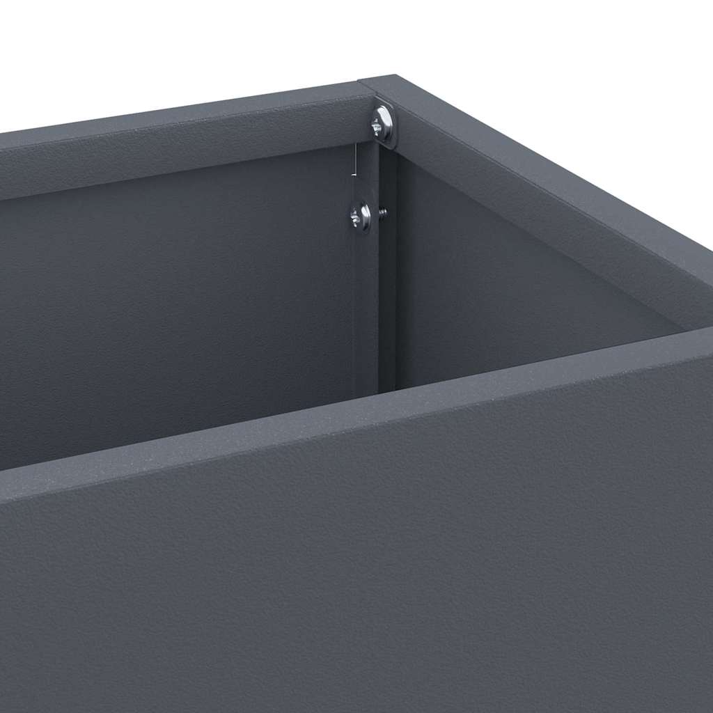 vidaXL Sonnenschirmhalter Anthrazit 15,5 x 15,5 x 49 cm Stahl