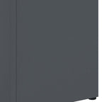 vidaXL Sonnenschirmhalter Anthrazit 15,5 x 15,5 x 49 cm Stahl