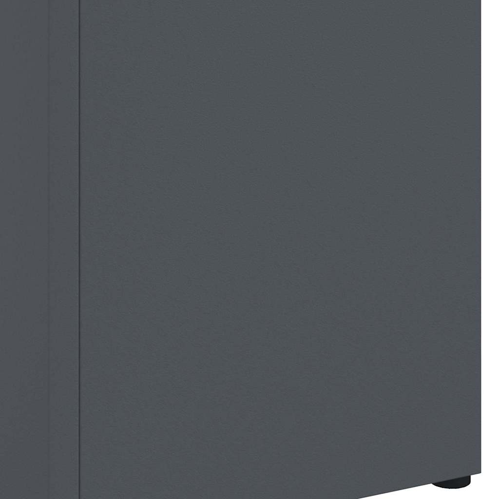 vidaXL Sonnenschirmhalter Anthrazit 15,5 x 15,5 x 49 cm Stahl