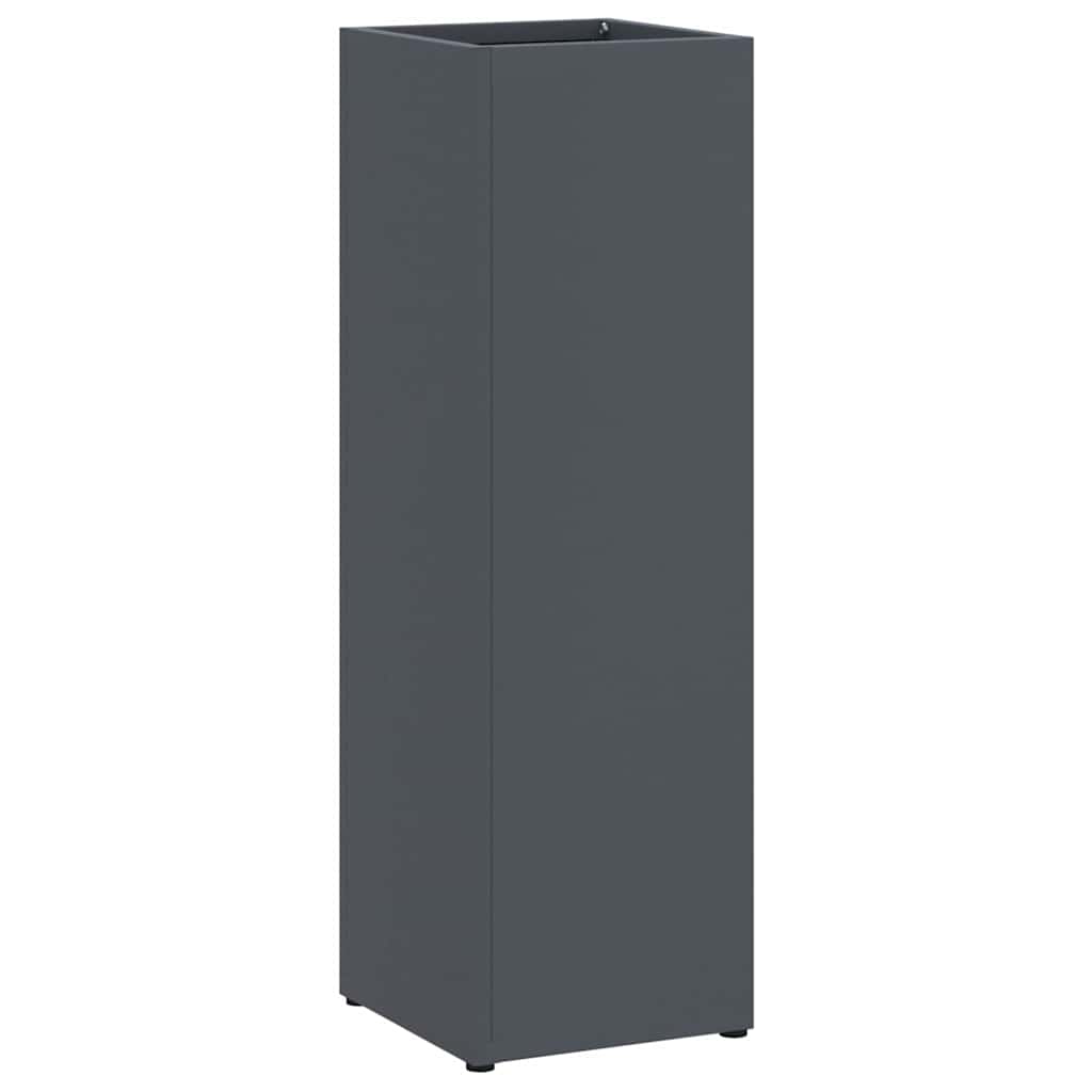 vidaXL Sonnenschirmhalter Anthrazit 15,5 x 15,5 x 49 cm Stahl