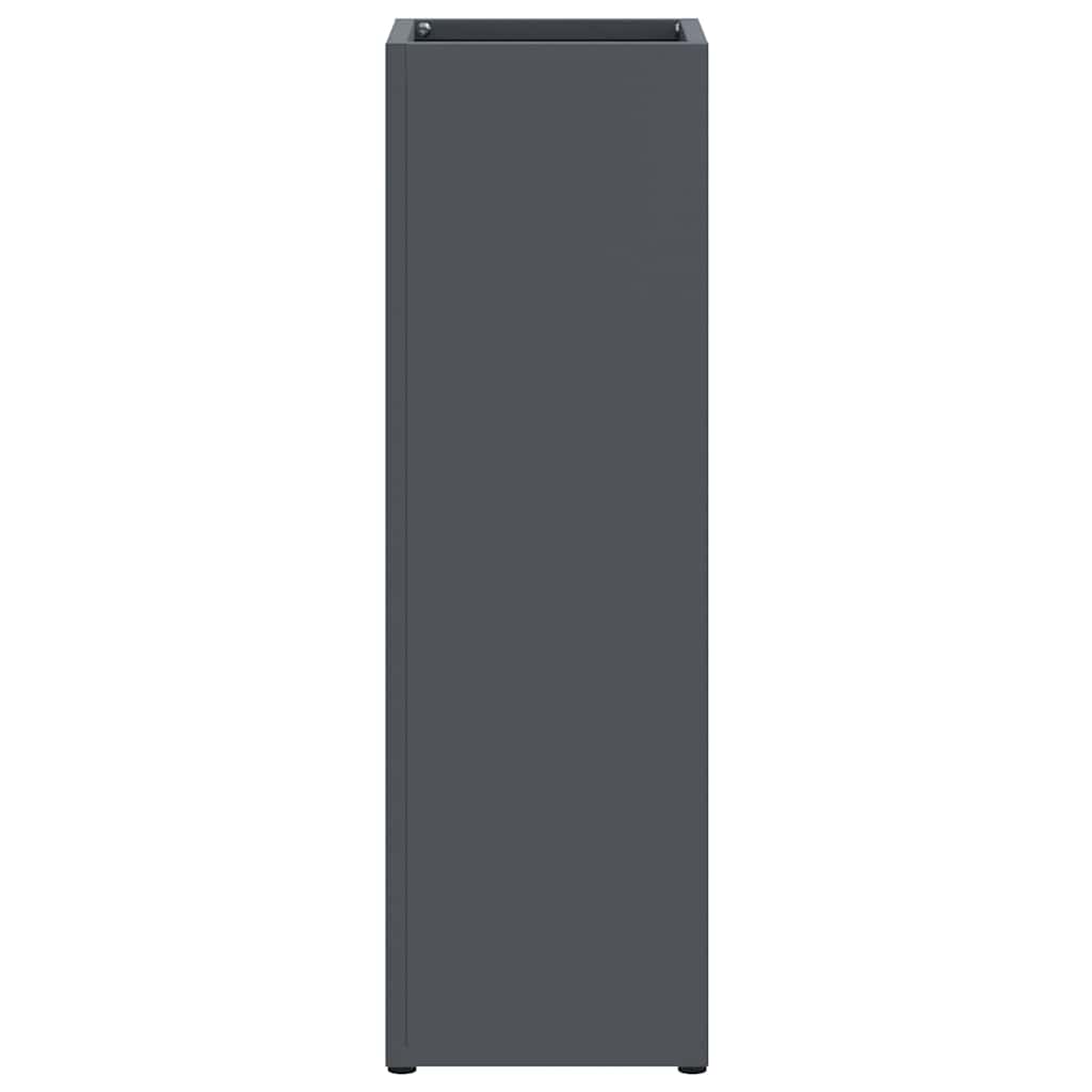 vidaXL Sonnenschirmhalter Anthrazit 15,5 x 15,5 x 49 cm Stahl