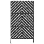 vidaXL Sichtschutz Schwarz 100 x 50 x 180 cm Stahl