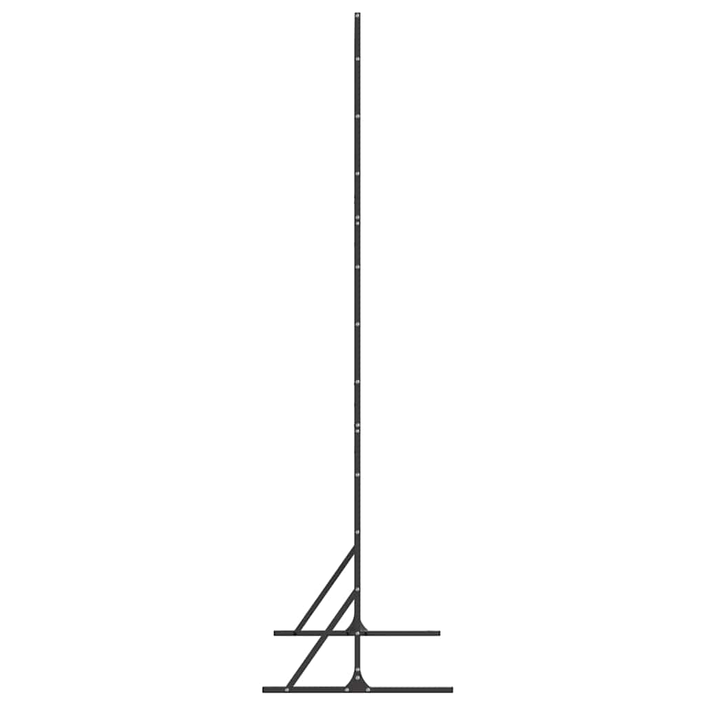 vidaXL Sichtschutz Schwarz 100 x 50 x 180 cm Stahl