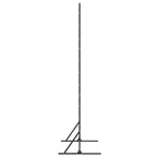 vidaXL Sichtschutz Schwarz 100 x 50 x 180 cm Stahl