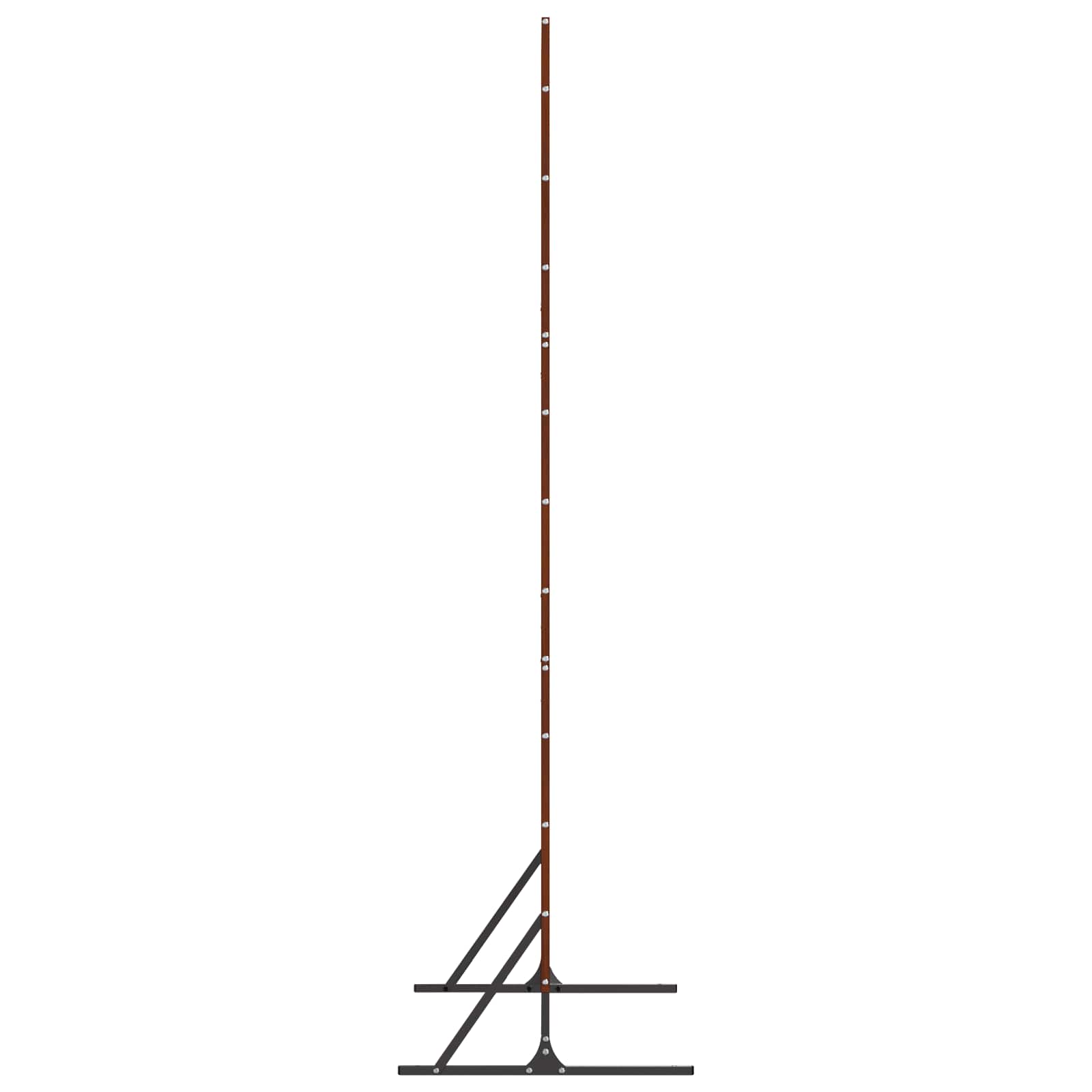 vidaXL Sichtschutz Grau 100 x 50 x 180 cm Wetterfeststahl