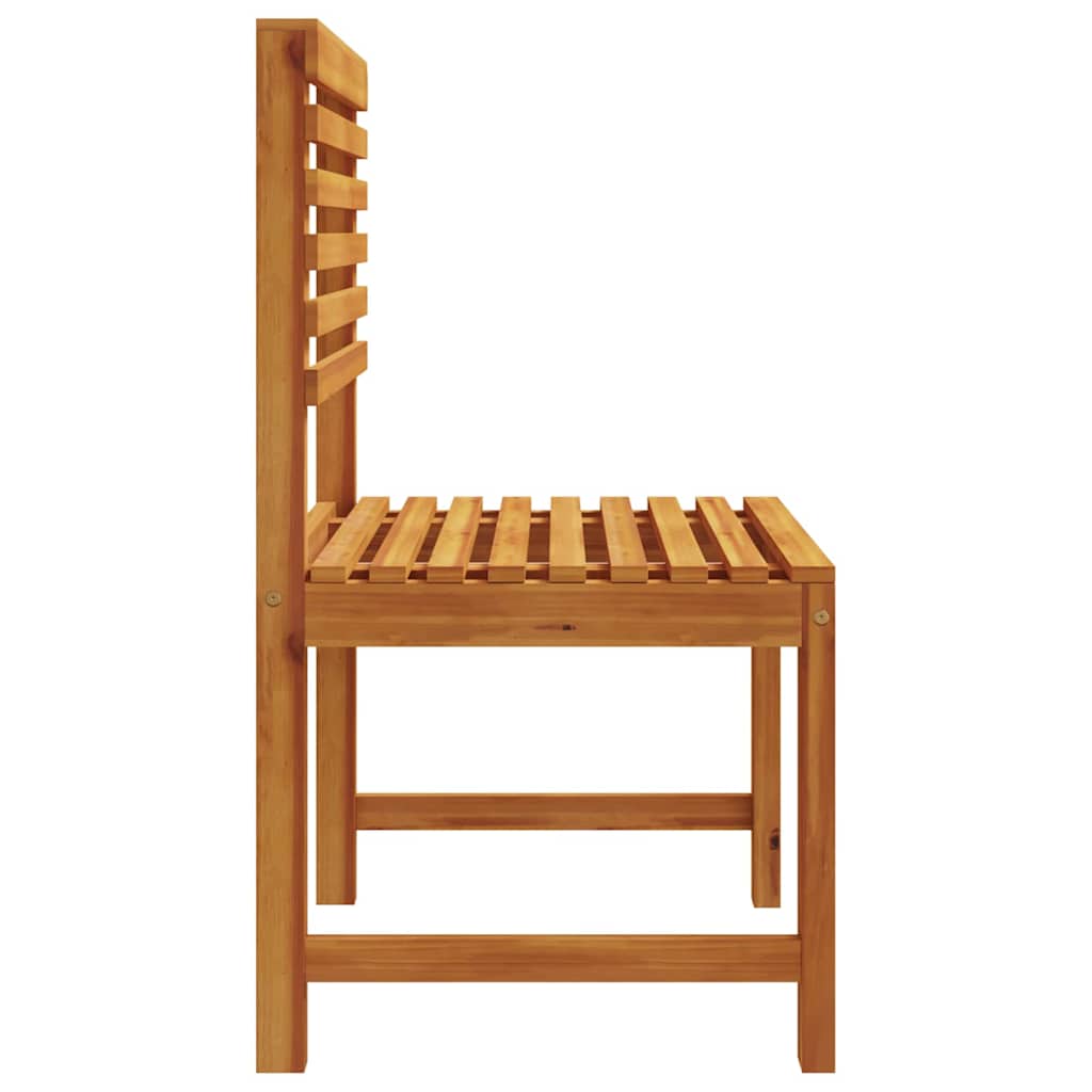 vidaXL Gartenstuhl 2 pcs Braun 50 x 50 x 91cm Massivholz Akazie