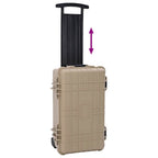 vidaXL Hartschalenkoffer Sand 56 x 35 x 23 cm Polypropylen und ABS