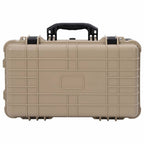 vidaXL Hartschalenkoffer Sand 56 x 35 x 23 cm Polypropylen und ABS