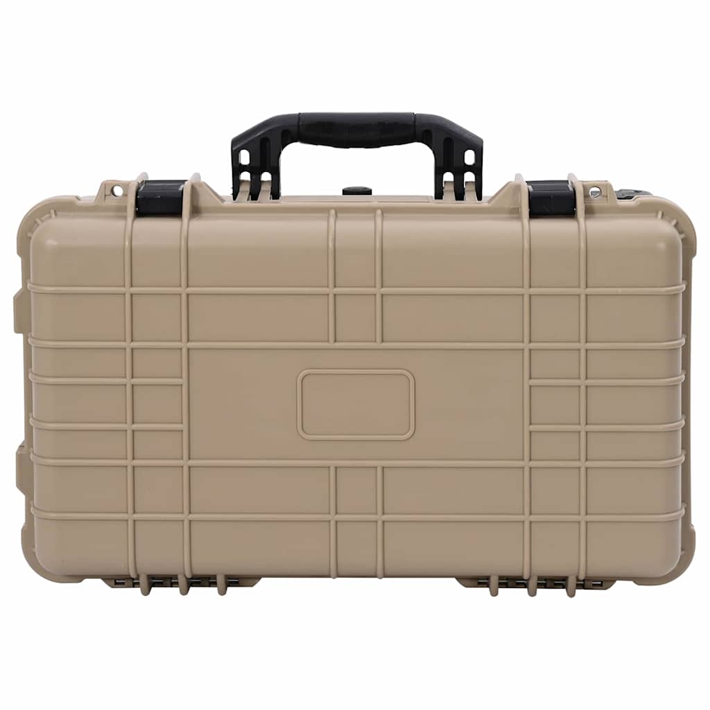 vidaXL Hartschalenkoffer Sand 56 x 35 x 23 cm Polypropylen und ABS