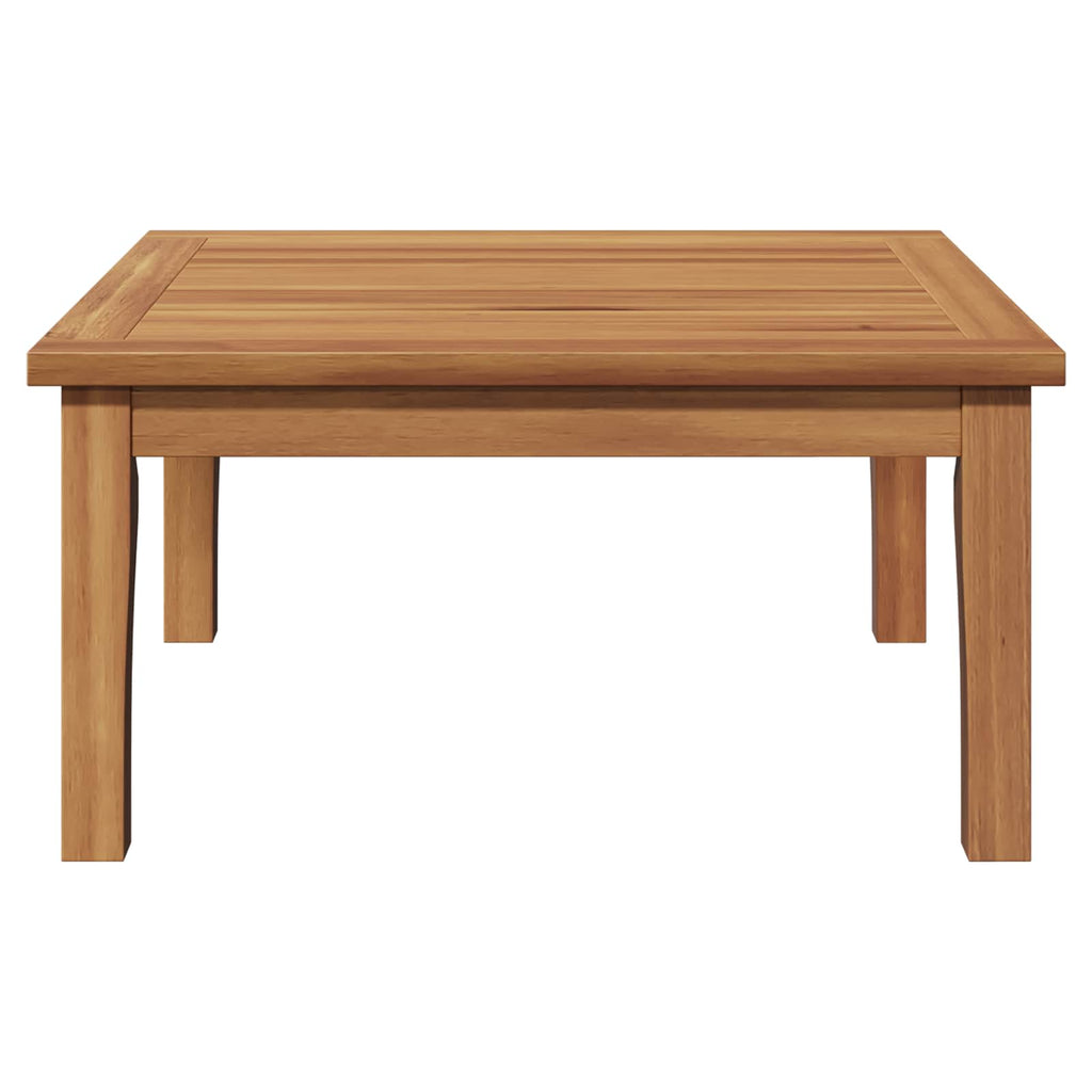 vidaXL Gartentisch Braun Massivholz Teak