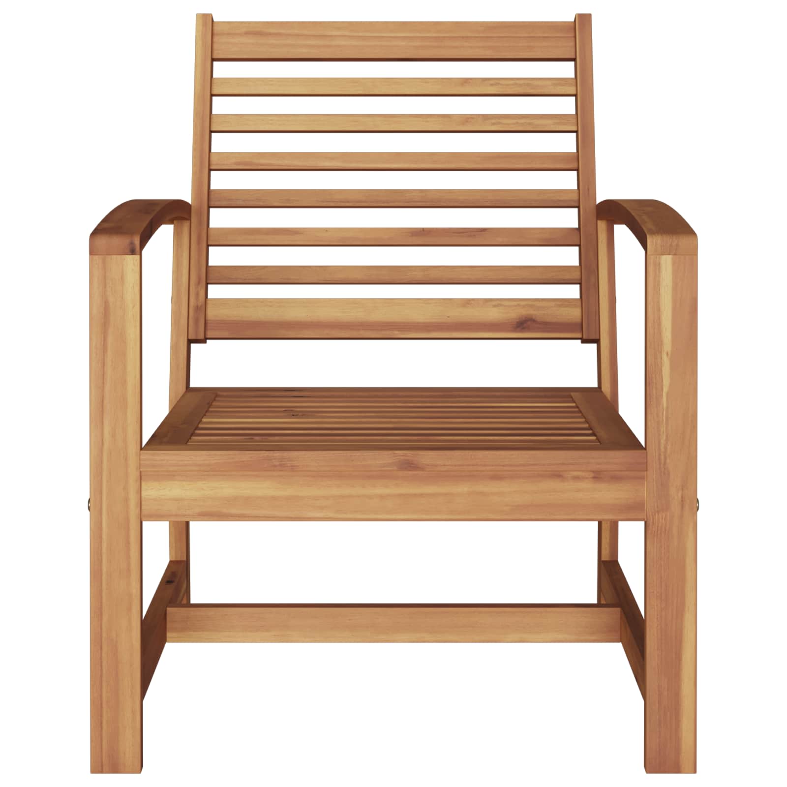 vidaXL Stuhl 2 Stück Braun 65 x 60 x 76,5 cm Massivholz Teak