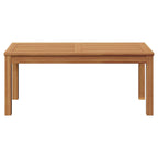 vidaXL Tisch Braun 95 x 45 x 40 cm Massivholz Teak