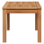 vidaXL Tisch Braun 95 x 45 x 40 cm Massivholz Teak