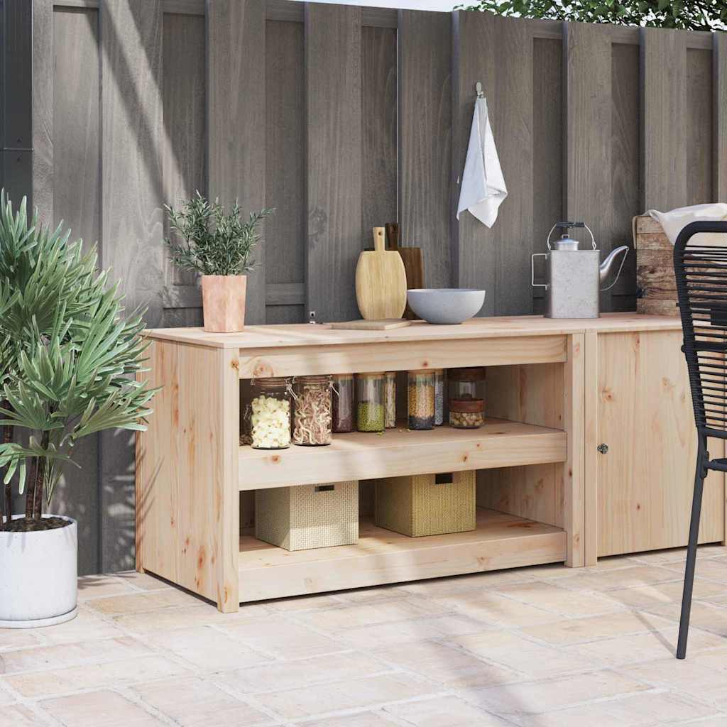 vidaXL Küchenschrank MEPPEL Braun Eichen-Optik 106 x 55 x 64 cm