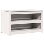 vidaXL Küchenschrank MEPPEL Weiß 106 x 55 x 64 cm Massives Kiefernholz