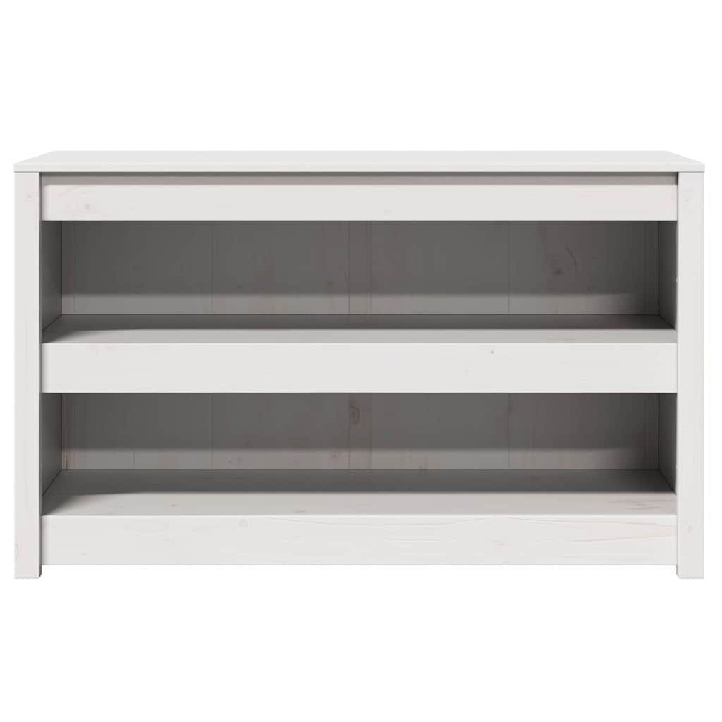 vidaXL Küchenschrank MEPPEL Weiß 106 x 55 x 64 cm Massives Kiefernholz