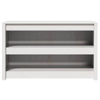vidaXL Küchenschrank MEPPEL Weiß 106 x 55 x 64 cm Massives Kiefernholz