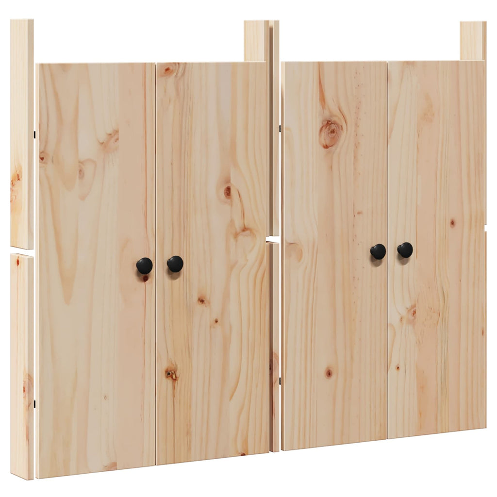 vidaXL Küchentür MEPPEL 2 pcs Creme 50 x 9 x 82 cm Massivholz Kiefer