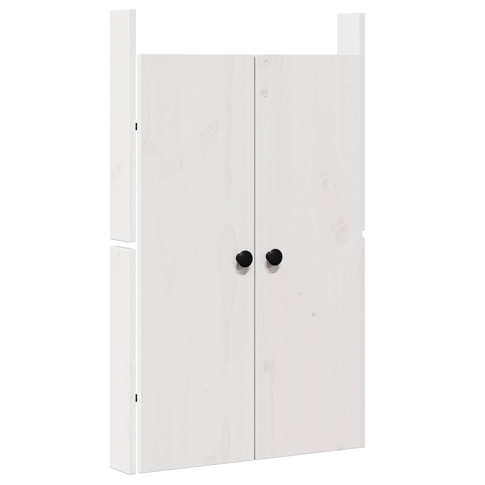 vidaXL Küchentür MEPPEL Weiß 50 x 9 x 82 cm Massivholz Kiefer