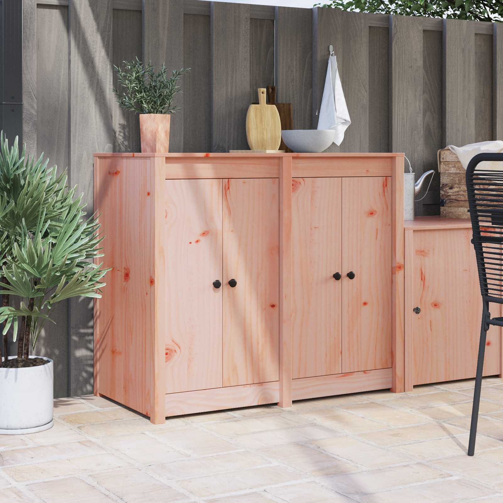 vidaXL Küchentür MEPPEL 2 pcs Braun 50 x 9 x 82 cm