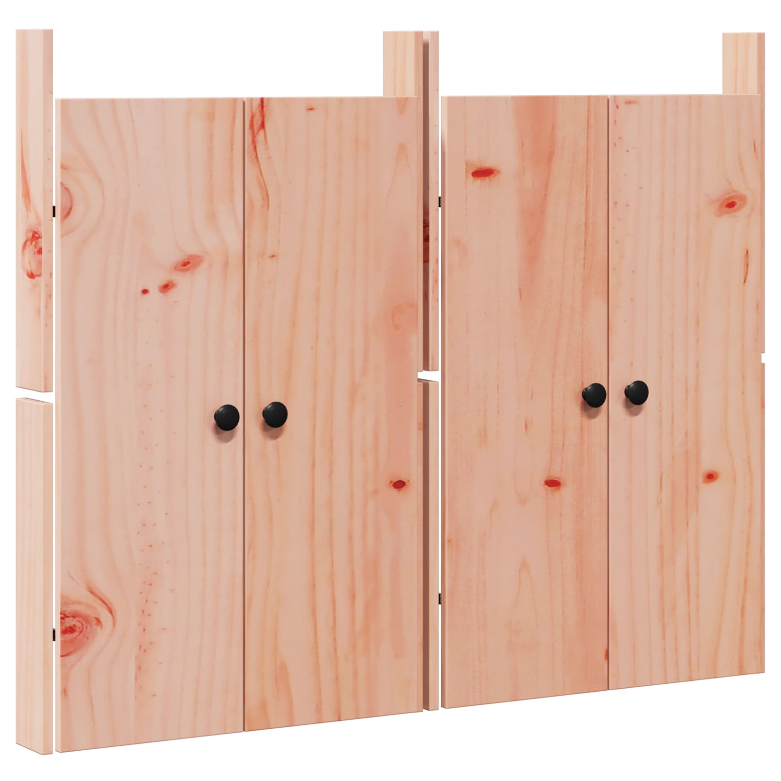 vidaXL Küchentür MEPPEL 2 pcs Braun 50 x 9 x 82 cm