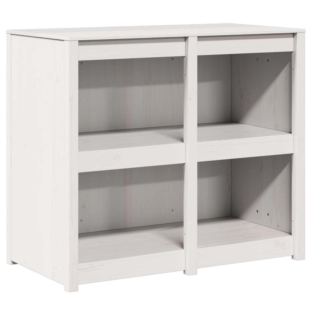vidaXL Küchenschrank mit Regal MEPPEL Warmes Weiß 106 x 55 x 92 cm