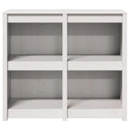 vidaXL Küchenschrank mit Regal MEPPEL Warmes Weiß 106 x 55 x 92 cm