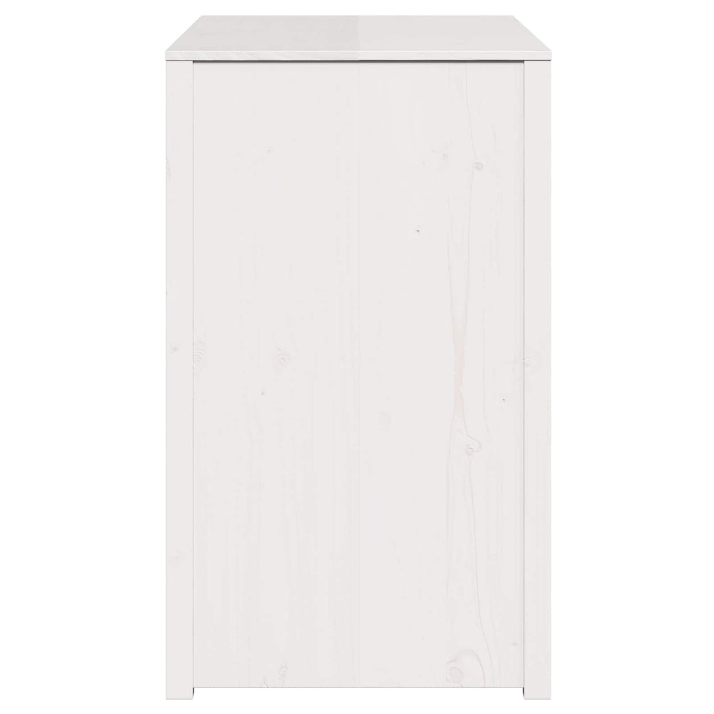vidaXL Küchenschrank mit Regal MEPPEL Warmes Weiß 106 x 55 x 92 cm