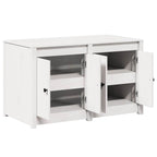 vidaXL Küchenschrank MEPPEL Weiß 106 x 55 x 64 cm Massivholz Kiefer