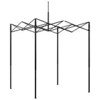 vidaXL Gewächshaus mit Pop-up-Rahmen Grün 200 x 200 x 300 cm Eisen