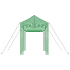 vidaXL Gewächshaus mit Pop-up-Rahmen Grün 200 x 200 x 300 cm Eisen