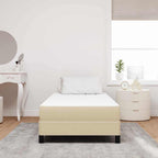 vidaXL Bettmatratze mit Matratze Salbei 80 x 200 cm Stoff