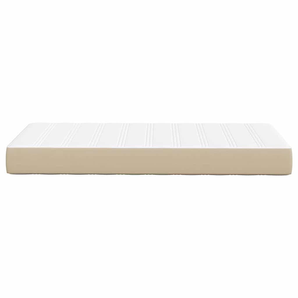 vidaXL Bettmatratze mit Matratze Salbei 80 x 200 cm Stoff