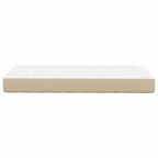 vidaXL Bettmatratze mit Matratze Salbei 80 x 200 cm Stoff