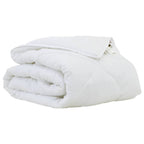vidaXL Sommerdecke Weiß 202 x 136 x 3 cm Polyester